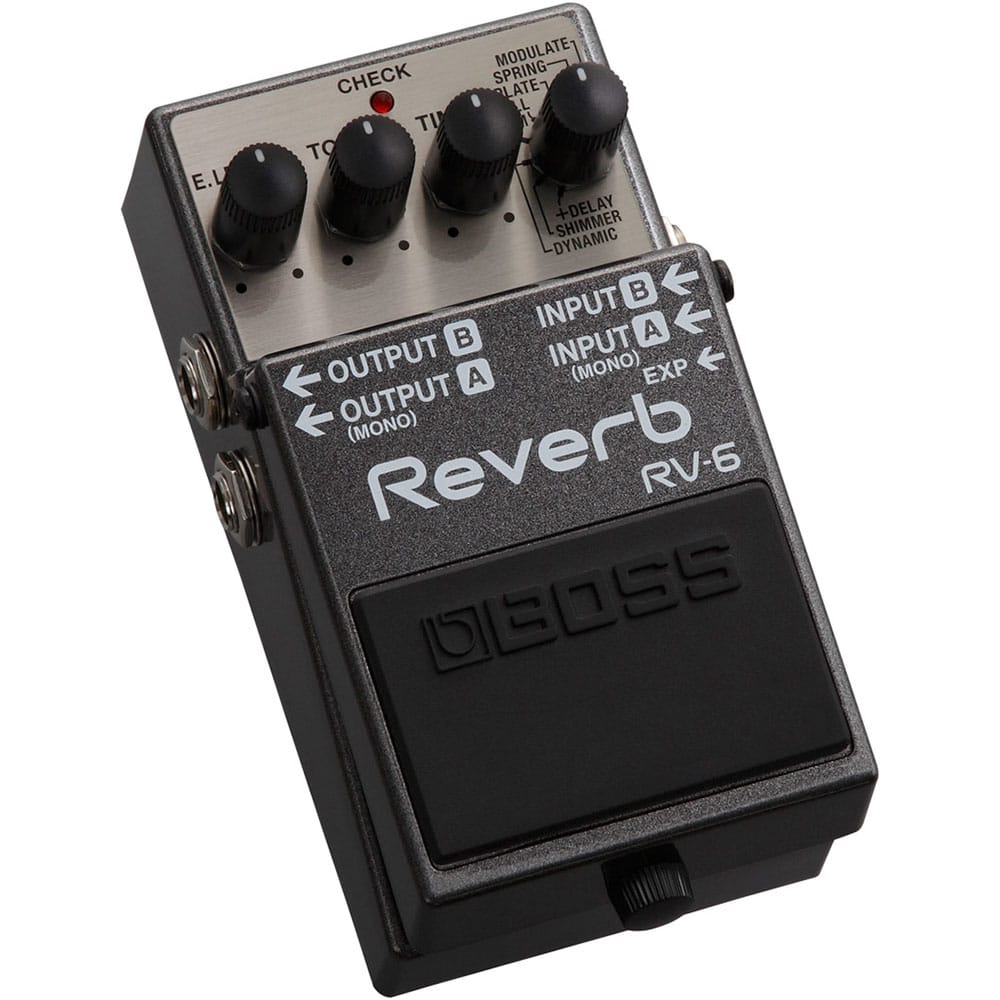 boss reverb pedal rv6